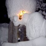 stein mit licht